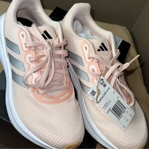 Adidas Women's Pink and Gray Running Shoes